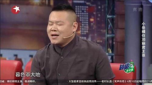 吃瓜娱乐岳云鹏模仿王菲,吃瓜娱乐界再现经典模仿秀  第3张