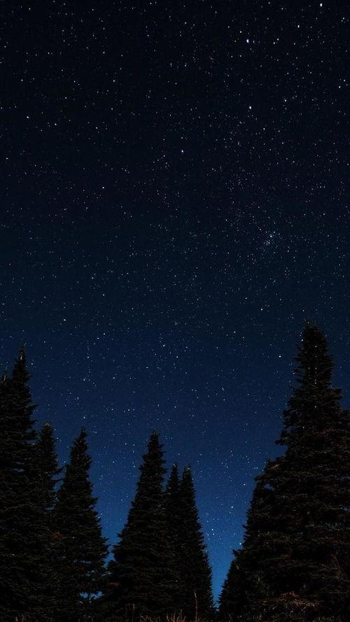 夜空图片真实